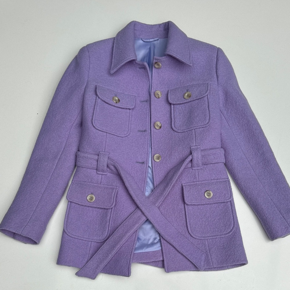 &Other stories Stylish Purple Wool Jacket
